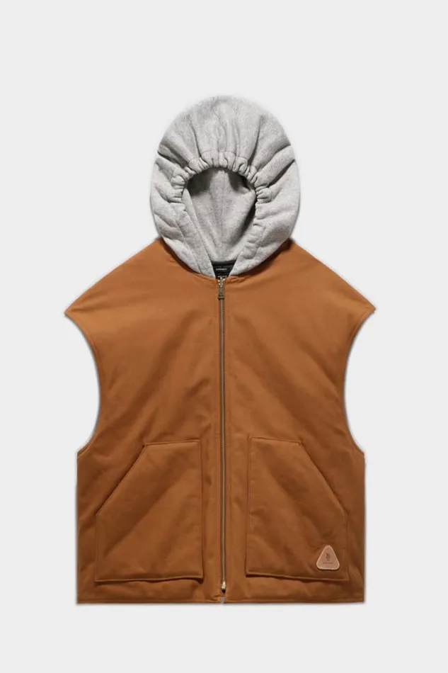 Jackets and Coats Oversized Workwear Vest 8211 Tan 8211 R13 Women