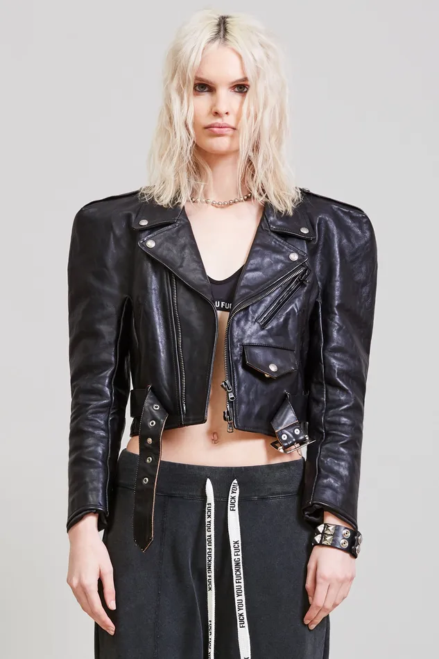 Jackets and Coats Square Shoulder Moto Jacket R13 Women