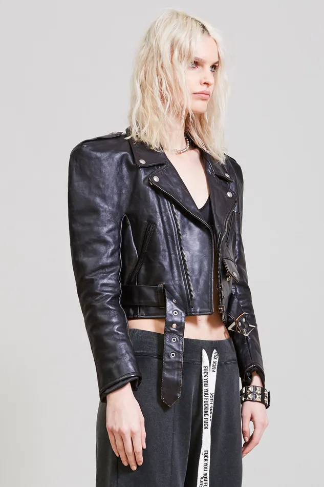 Jackets and Coats Square Shoulder Moto Jacket R13 Women