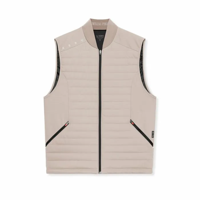 Jackets and Outerwear Men ASRV Waterproof Insulated Run Vest Chai