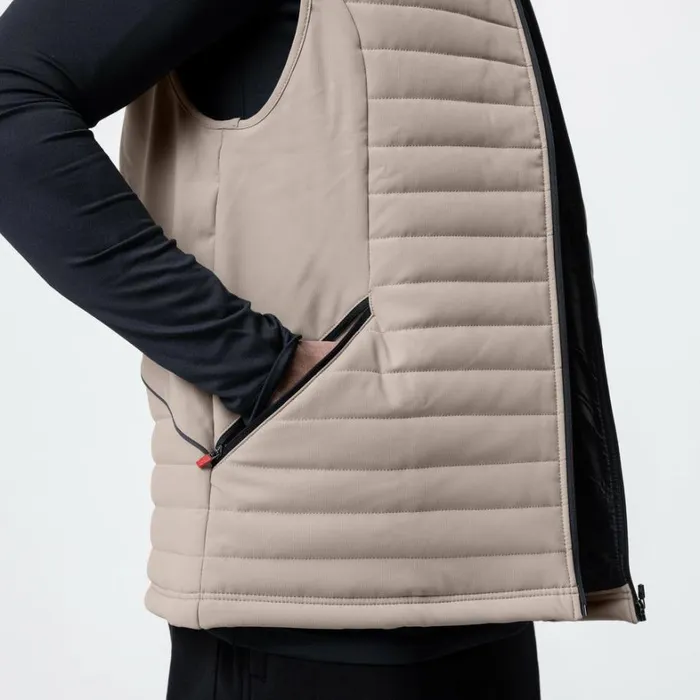 Jackets and Outerwear Men ASRV Waterproof Insulated Run Vest Chai