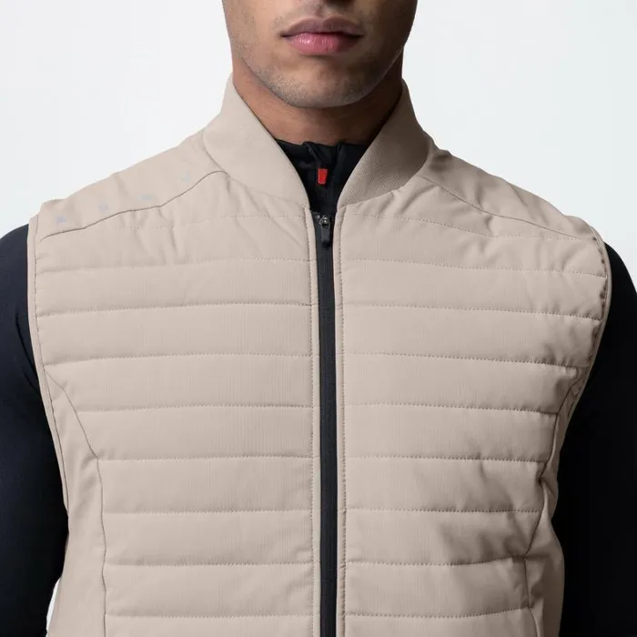 Jackets and Outerwear Men ASRV Waterproof Insulated Run Vest Chai
