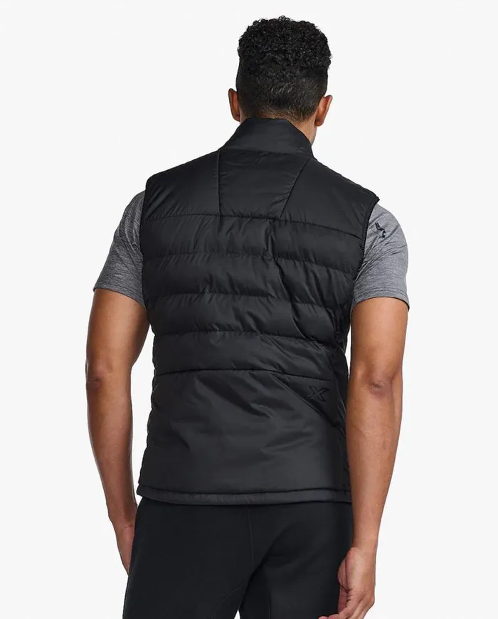 Jackets and Vests Mens 2XU Commute Packable Insulation Vest Blackturbulence