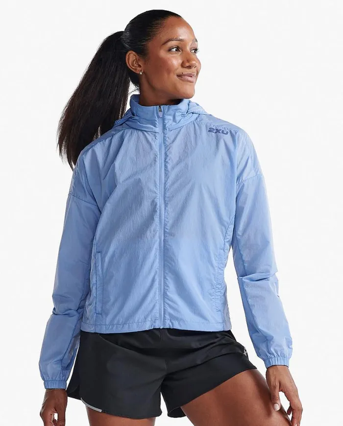 Jackets and Vests Womens 2XU Aero Windbreaker Hydrangeamarlin Reflective