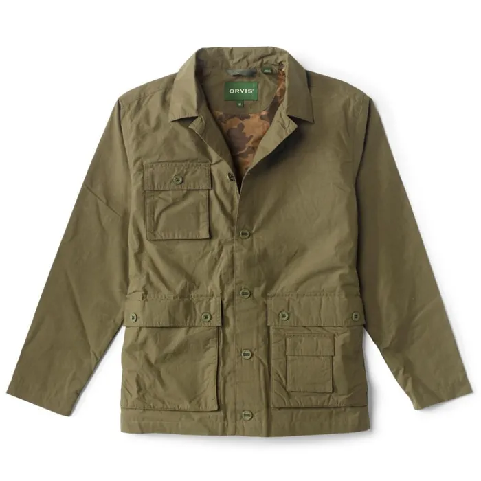 Jackets Men Orvis Belhaven Dry Waxed Worker Jacket Moss Green