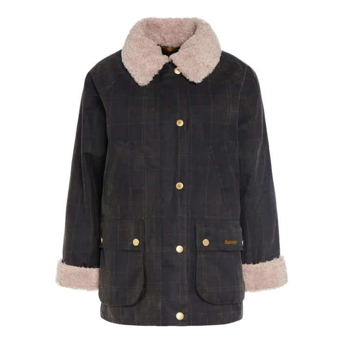 Jackets Women Orvis Barbour Swainby Wax Jacket Dull Classic