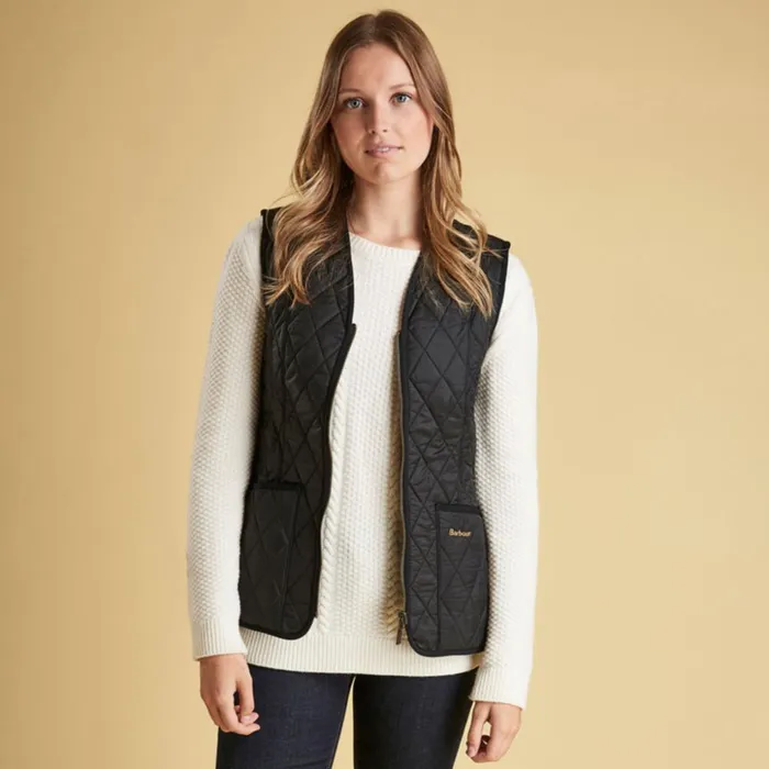 Jackets Women Orvis Barbour Womens Fleece Betty GiletLiner Black