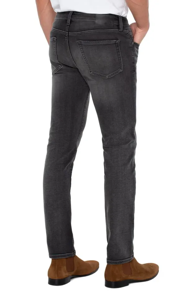 JEANS Men Liverpool Los Angeles KINGSTON MODERN STRAIGHT ECO KNIT DENIM Reid