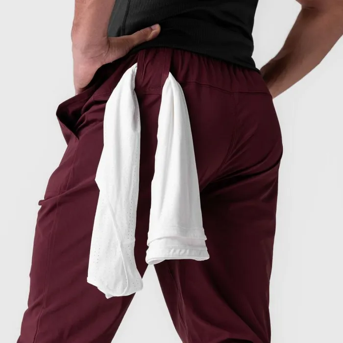 Joggers and Pants Men ASRV Aerotex Training Jogger Crimson Red