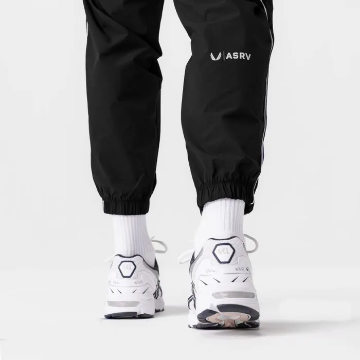 Joggers and Pants Men ASRV Ripstop Oversized Track Pant Black 034patch034