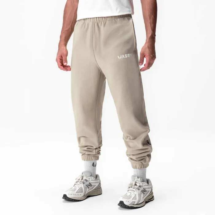 Joggers and Pants Men ASRV TechTerry Oversized Sweats Sand Smoke