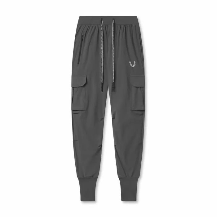 Joggers and Pants Men ASRV TetraLite Cargo High Rib Jogger Space Grey 034reflective034 Joggers and Pants Men ASRV TetraLite Cargo High Rib Jogger Space Grey 034reflective034