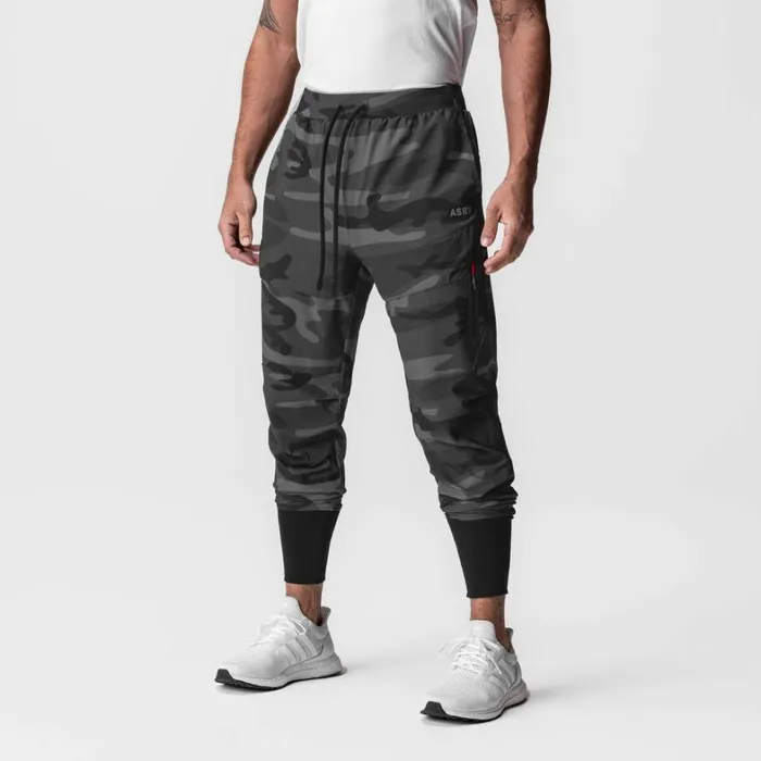 Joggers and Pants Men ASRV TetraLite Tech High Rib Jogger Black Camo