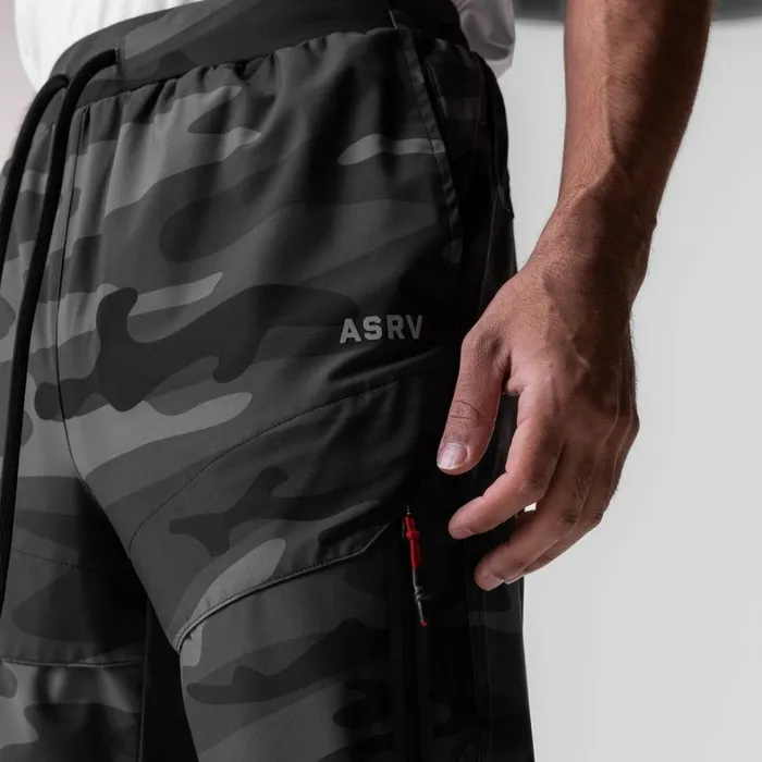 Joggers and Pants Men ASRV TetraLite Tech High Rib Jogger Black Camo
