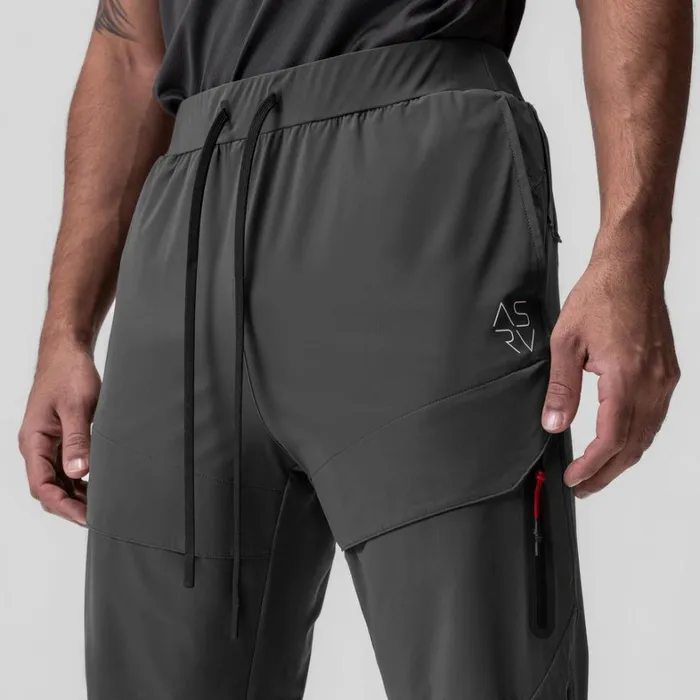 Joggers and Pants Men ASRV TetraLite Tech High Rib Jogger Space Grey 034cyber034