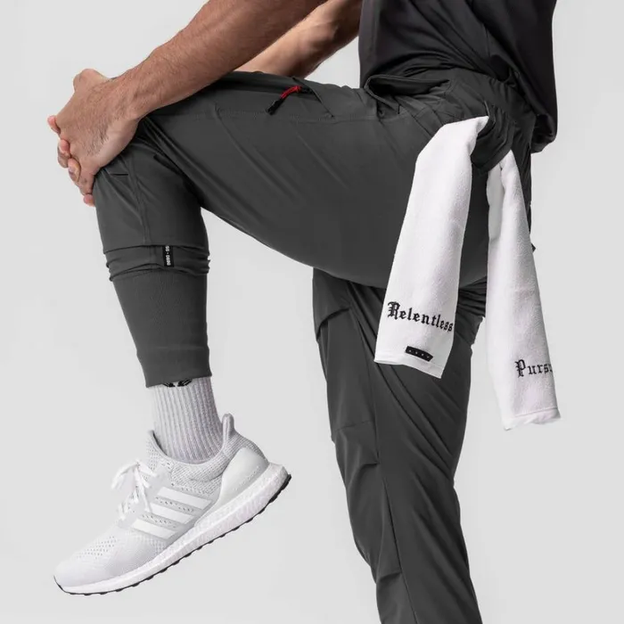 Joggers and Pants Men ASRV TetraLite Tech High Rib Jogger Space Grey 034cyber034