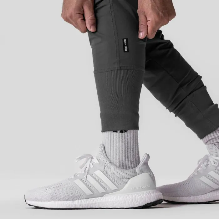 Joggers and Pants Men ASRV TetraLite Tech High Rib Jogger Space Grey 034cyber034