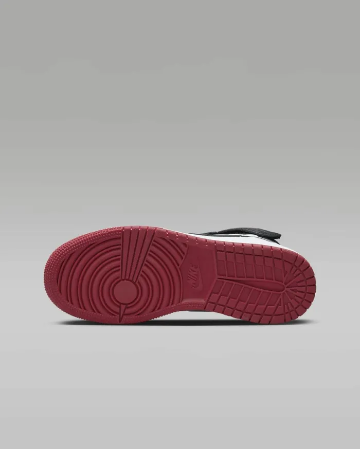 Jordan Kids Nike Air Jordan 1 Hi FlyEase Whitegym Redwhiteblack