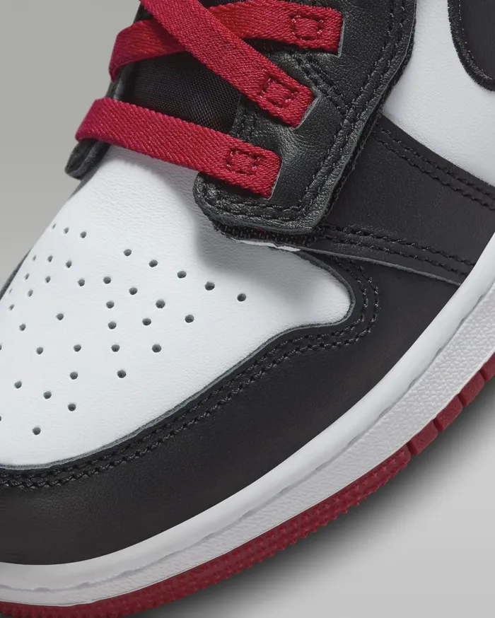 Jordan Kids Nike Air Jordan 1 Hi FlyEase Whitegym Redwhiteblack