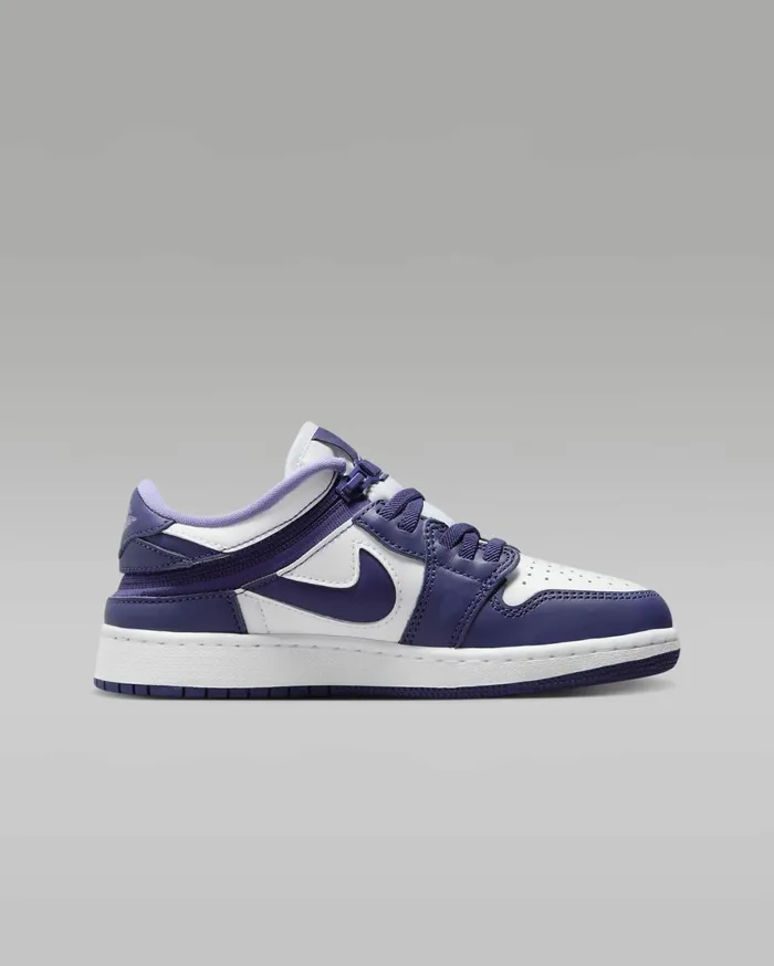 Jordan Kids Nike Air Jordan 1 Low FlyEase Sky J Purplewhitesky J Light Purple