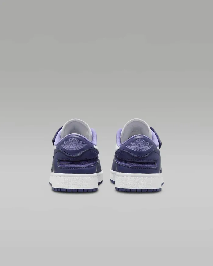 Jordan Kids Nike Air Jordan 1 Low FlyEase Sky J Purplewhitesky J Light Purple
