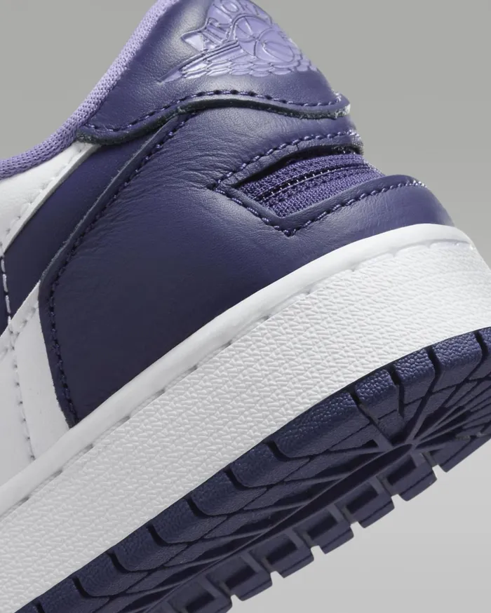 Jordan Kids Nike Air Jordan 1 Low FlyEase Sky J Purplewhitesky J Light Purple