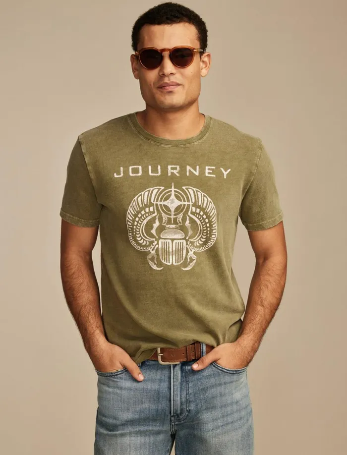 Journey Scarab Capulet Olive Men Lucky Brand Graphic Tees