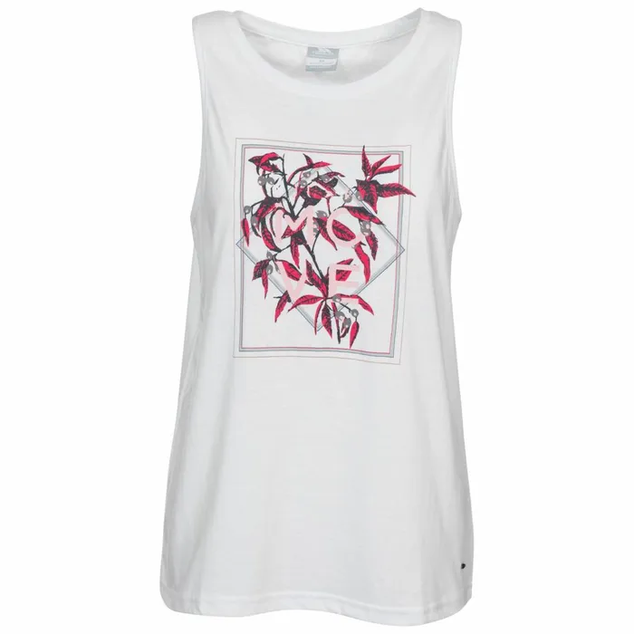 Justmove Sleeveless Tshirt White Women Trespass TShirts