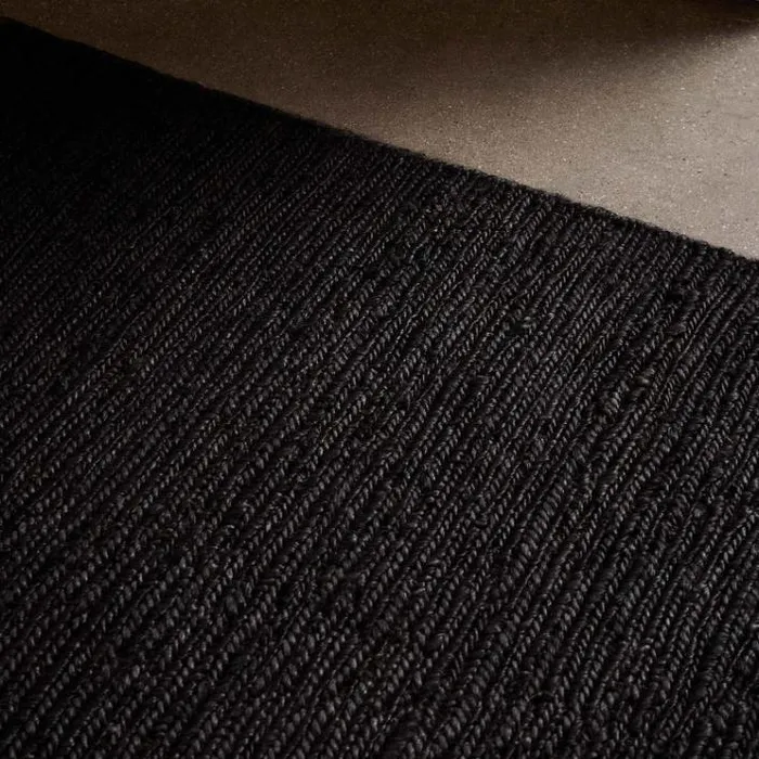 Jute Collection House James Perse Jute Runner 35FT X 14FT Charcoal