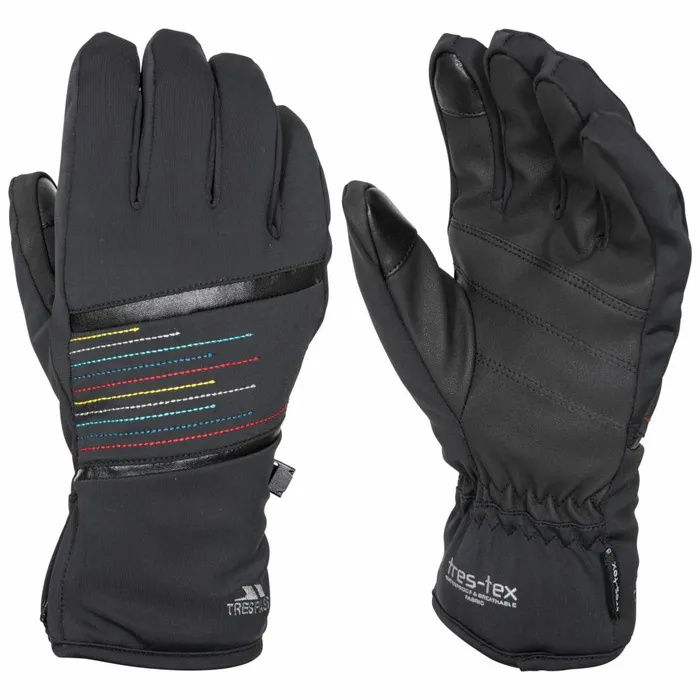 Kay Lightly Padded Gloves Black Women Trespass Gloves