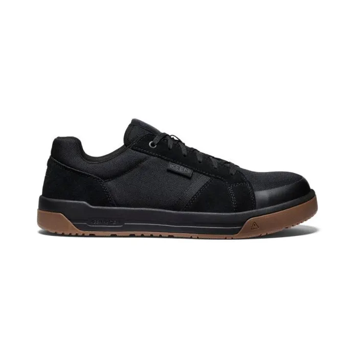 Kenton ESD CarbonFiber Toe BlackGum Leather Work Sneaker Men KEEN Shoes