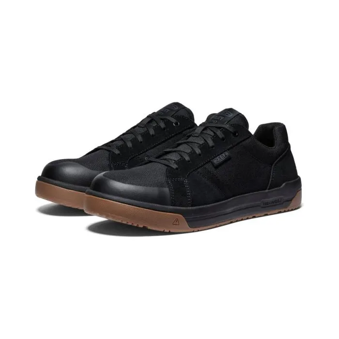 Kenton ESD CarbonFiber Toe BlackGum Leather Work Sneaker Men KEEN Shoes Kenton ESD CarbonFiber Toe BlackGum Leather Work Sneaker Men KEEN Shoes