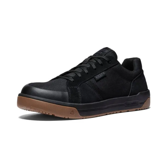 Kenton ESD CarbonFiber Toe BlackGum Leather Work Sneaker Men KEEN Shoes Kenton ESD CarbonFiber Toe BlackGum Leather Work Sneaker Men KEEN Shoes