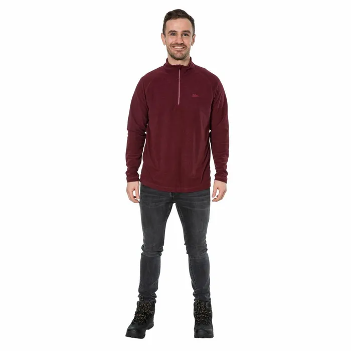 Keynote 12 Zip Fleece Prune Men Trespass Fleeces