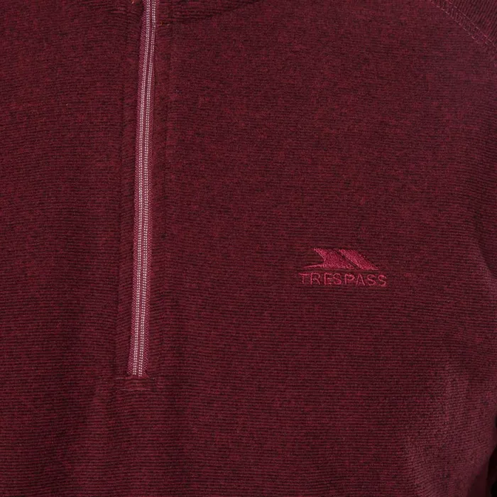Keynote 12 Zip Fleece Prune Men Trespass Fleeces