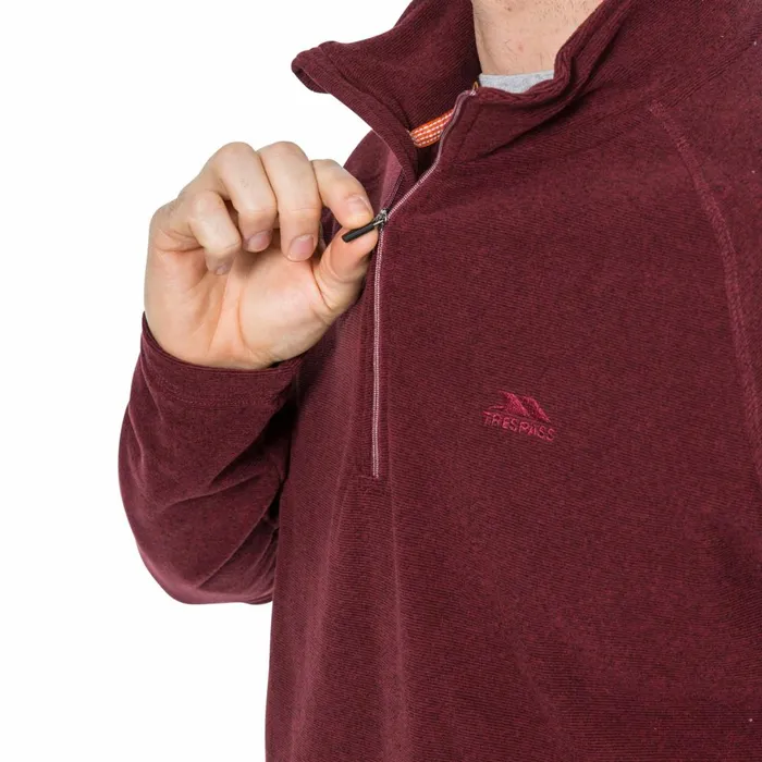 Keynote 12 Zip Fleece Prune Men Trespass Fleeces