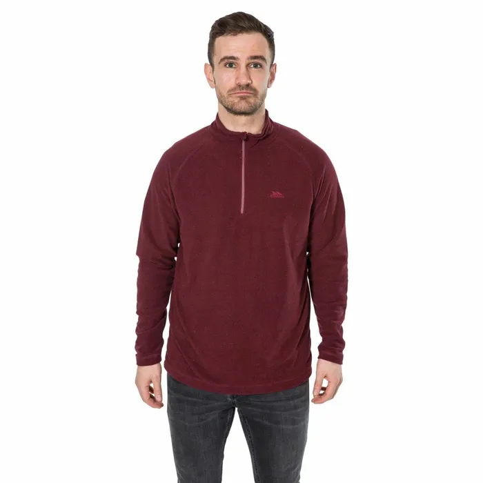 Keynote 12 Zip Fleece Prune Men Trespass Fleeces