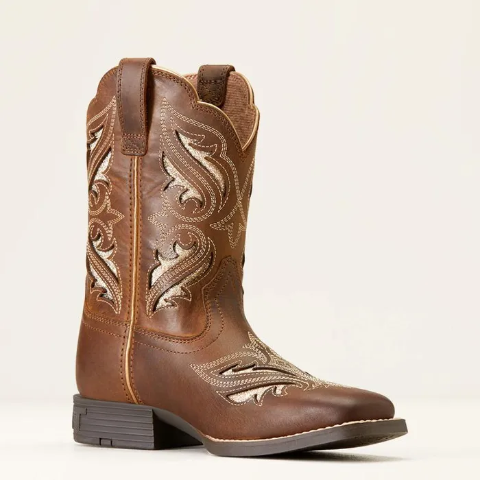 Kids Big Kids039 Footwear Ariat Round Up Bliss Western Boot Sassy Brown Kids Big Kids039 Footwear Ariat Round Up Bliss Western Boot Sassy Brown