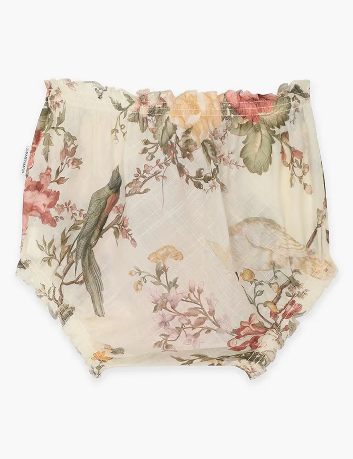 Kids Clothing Zimmermann Waverly Bloomer Cream Floral