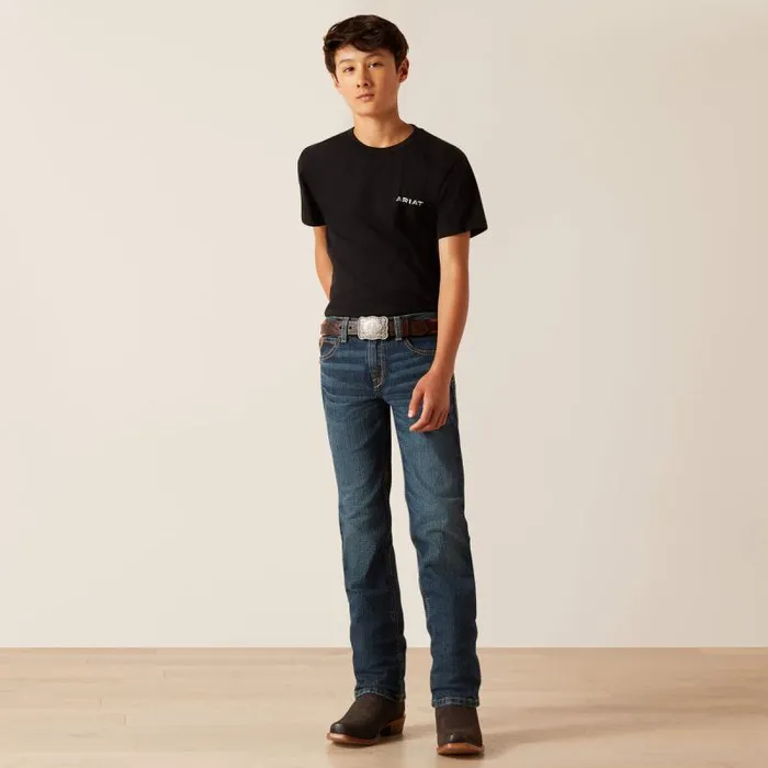 Kids Jeans Ariat B5 Slim Stretch Dustin Straight Chief Kids Jeans Ariat B5 Slim Stretch Dustin Straight Chief