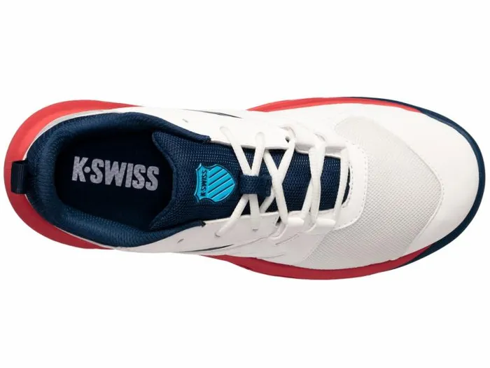 Kids KSwiss Teens 816 Years SPEEDTRAC Blanc De Blanc Blue Opal lollipop