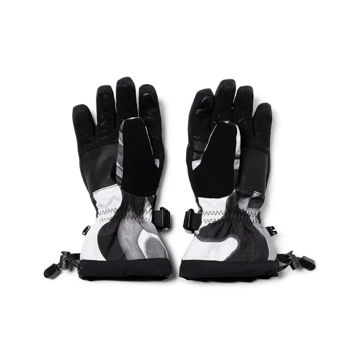 Kids Overweb Black Combo Spyder Gloves