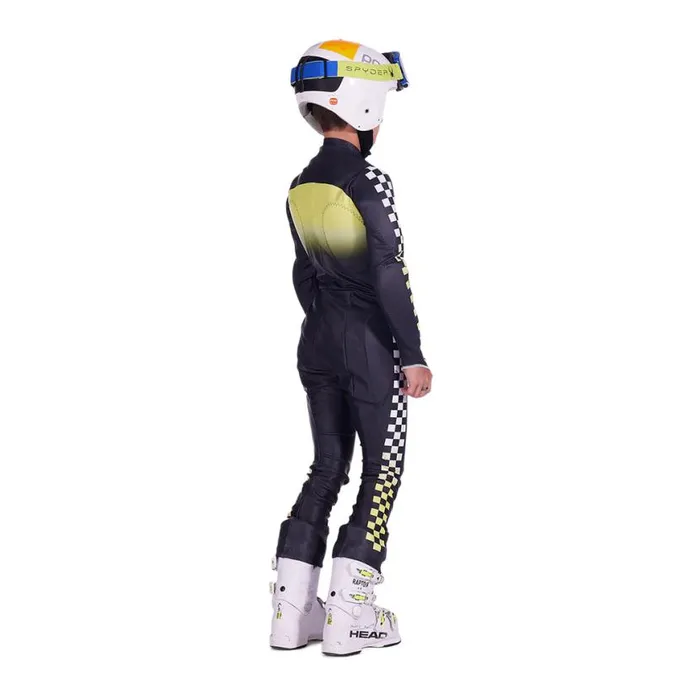 Kids Performance Gs Lime Ice Spyder Racesuits