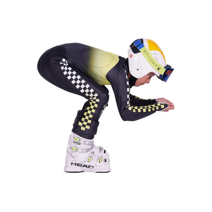 Kids Performance Gs Lime Ice Spyder Racesuits