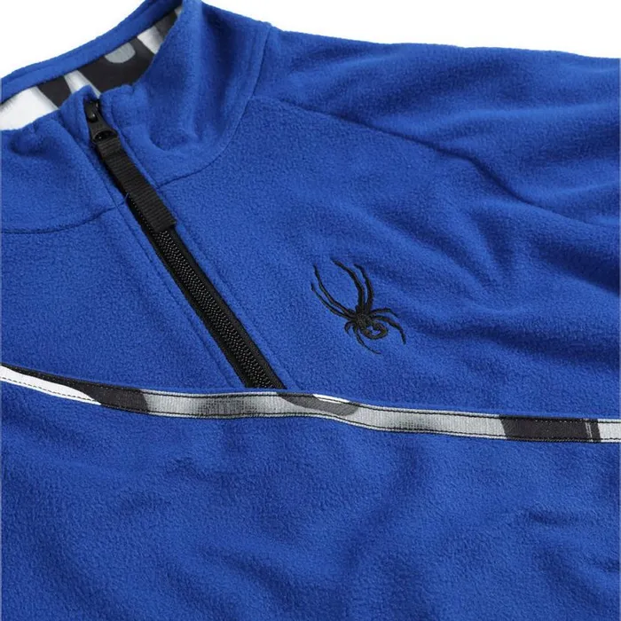 Kids Speed Fleece Half Zip Electric Blue Spyder Fleece