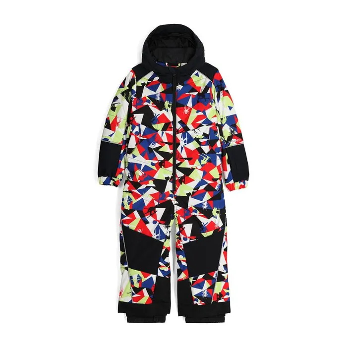 Kids Stevie Snowsuit Red Combo Spyder Insulated