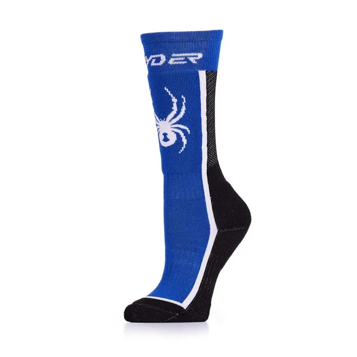 Kids Sweep Electric Blue Spyder Socks