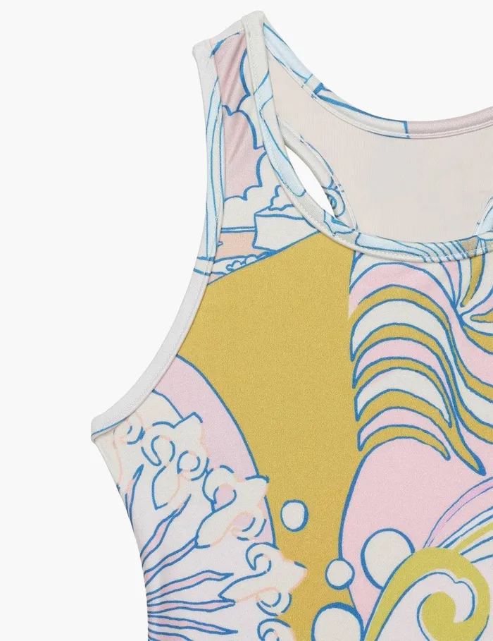 Kids Swimwear Zimmermann Pop Racer 1pc Watercolour Multi