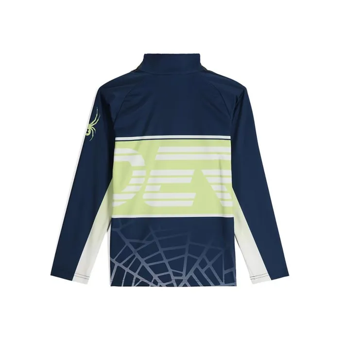 Kids Web Half Zip True Navy Spyder Fleece