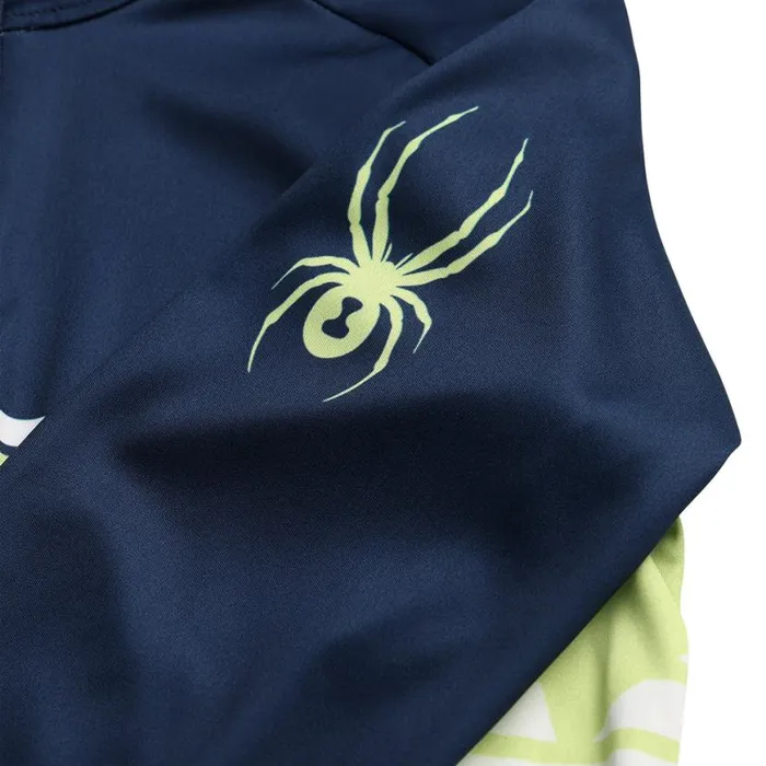Kids Web Half Zip True Navy Spyder Fleece
